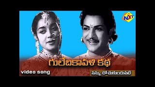 నన్ను దోచుకుందువట్టే Video Song  Gule Bakavali Katha గులేబకావళి కథ Movie  NTR  Ghantasala [upl. by Winonah]