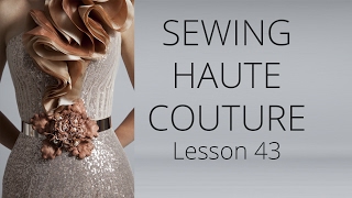 Premium Dress  How to sew Haute Couture Fashion Dress DIY 43 [upl. by Elyac794]