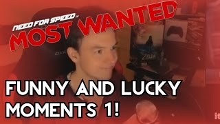 Funny And Lucky Moments  NFS Most Wanted 2012 [upl. by Mulligan]