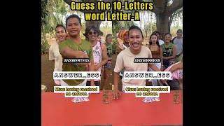 Guess the 10Letters word LetterA Episode5 [upl. by Clarette631]