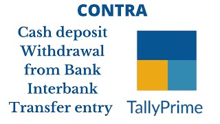 How to pass contra entry in Tally prime  Tamil [upl. by Oruntha820]