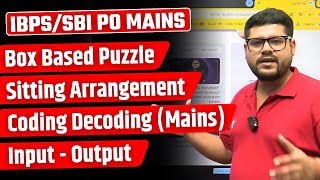 🔥IBPSSBI PO Mains Reasoning Class Puzzle amp Miscellaneous  Ankush Lamba [upl. by Aehsal]