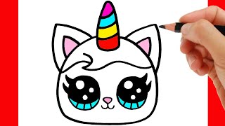 COMMENT DESSINER UN CHATON etape par etape facilement [upl. by Auj]