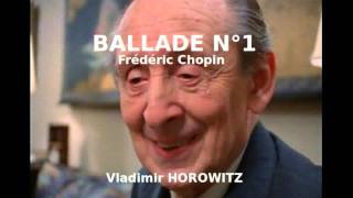 CHOPIN  Ballade n°1 Horowitz [upl. by Ayardna460]