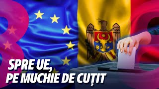 Știri Spre UE pe muchie de cuțit Sandu și Stoianoglo în turul doi 21102024 [upl. by Ahsitauq]