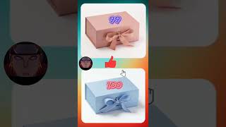 CHOOSE YOUR FAVORITE GIFT 🎁  GIFT GAME 🎮 gift shorts giftbox chooseonenumberlovegame [upl. by Romilda]