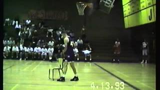 Dunk Contest Mountain View High School 1993 [upl. by Hnim]