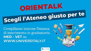 Orientalk Inserimento scelte sedi per Graduatoria Medicina e Veterinaria [upl. by Egerton346]