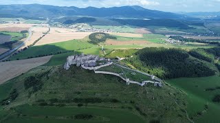 Spišský hrad  pohľad zhora [upl. by Bel105]