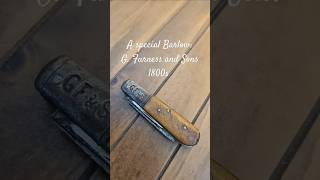 A special Barlow knife George Furness and Sons blade cutlery sheffield edc barlow [upl. by Atteyek144]