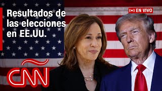 Resultados de las elecciones en EEUU 2024 entre Kamala Harris y Donald Trump [upl. by Norehc51]