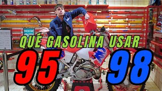 ¿Qué GASOLINA es mejor ¿95 o 98  La mejor gasolina para motos [upl. by Alekahs]