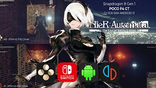 Yuzu vs Skyline  Nier Automata Game Test  Snapdragon 8 Gen 1  Poco F4 GT [upl. by Yasnil]