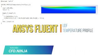 ✅ ANSYS FLUENT  UDF Tutorial Temperature Profile [upl. by Trotter]