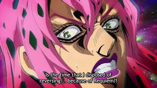 Giorno vs Diavolo full fight sub [upl. by Atirahs]