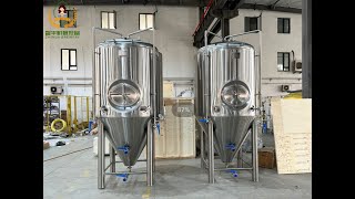 1500L beer fermentation tank [upl. by Yrrat]