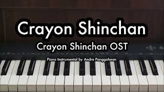 Crayon Shinchan  Piano Karaoke by Andre Panggabean [upl. by Euh]