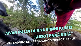 quotaivan paloi laikka kiinni kun ei taito riitäquot  Enduro Series Finland Simpsiö [upl. by Arias]