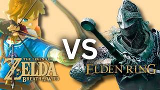 Breath of The Wild VS Elden Ring  Which Ones Better [upl. by Aislehc612]