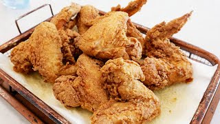 Southern Fried Chicken Wings  How To Make Crispy Fried Chicken  So Easy [upl. by Rednirah663]