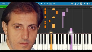 Franco de Vita  Seré Un Buen Perdedor  Piano Tutorial [upl. by Clarance]