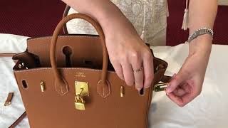 Hermes Birkin or Hermes Kelly  Leather D ring set  wwwkdaustraliacom [upl. by Llennej]