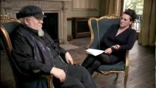 Game Of Thrones  Interview with George RR Martin [upl. by Oer429]