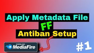 How to apply Metadata File  Antiban Setup 1 [upl. by Jonny]