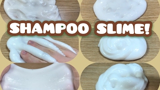 DIY HOW TO MAKE THE BEST SHAMPOO SLIME EVER IN 5 MINUTES [upl. by Ainahs]