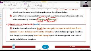 TA7 ENDOCRINE PHARMACOLOGY 4 [upl. by Zackariah]