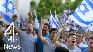 Israel’s ultranationalist right settlers on the march [upl. by Neils]