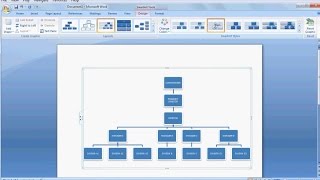 How to Make Organizational ChartLearn ms word easily [upl. by Noved534]