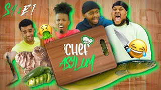 CHUNKZ MAKES BETA SQUAD EAT EEL  Chefasylum S4 Ep1 [upl. by Candie259]