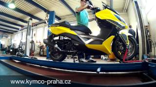 Kymco Xciting 400i ABS TurboKit H2  instalation [upl. by Zindman589]