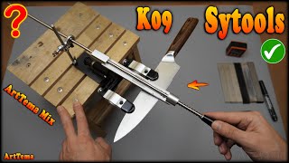 How to sharpen a knife on a Sy tools K09 to razor sharpness  For most beginners this is enough [upl. by Juta412]