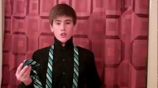 Instructions for how to tie a neck tie for kids [upl. by Cruickshank]