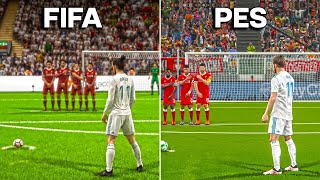 Gareth Bale FREE KICKS  FIFA vs PES 20082023 [upl. by Ahsenac592]