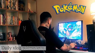 Desenhando Pokémon e mostrando minhas coleções  Daily Vlog [upl. by Thay671]