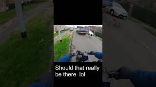 He should have checked cycling cyclinglife vans cyclist cycle vandriving vans short fyp [upl. by Banerjee710]