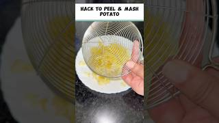 Easy way to peel amp mash Potato shorts kitchentips cooking food viralvideo [upl. by Adnoraj599]