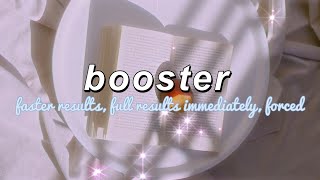 forced booster get faster subliminal results ♡ [upl. by Abigael]