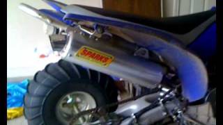 2006 YFZ 450 Curtis Sparks Exhaust clip [upl. by Alrats351]