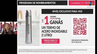 PROGRAMA DE NOMBRAMIENTOS CAMPAÑA 17 Y 18 AVON [upl. by Jareen]