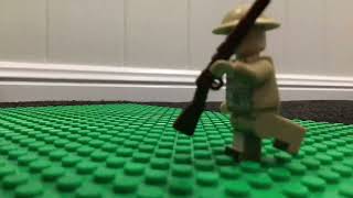 Lego war stop motion no sound [upl. by Novyak]