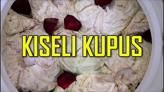 SOURING CABBAGE FOR WINTER  KISELI KUPUS  Kako kiseliti kupus bez pretakanja stara metoda [upl. by Aissela]