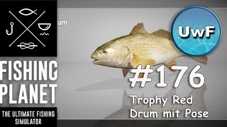 Fishing Planet 176  Trophy Red Drum  Roter Trommler mit Pose  German  Version 079 [upl. by Shiau]