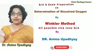 DO by Winkler method with Q amp A and VivaVoce preparation Dr Anima Upadhyay [upl. by Dviad946]