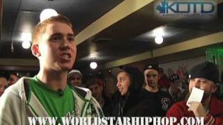 KOTD  Rap Battle  Bartone vs Tricky P [upl. by Dranyar9]