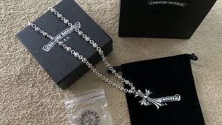 Chrome Hearts Necklace Detailed Review [upl. by Naillil]