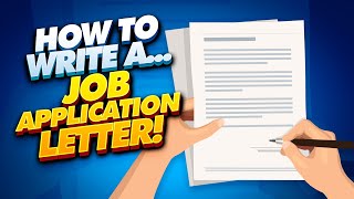 Writing a Job Application Letter 4 TIPS Words amp Phrases  JOB APPLICATION LETTER TEMPLATES [upl. by Orfurd]